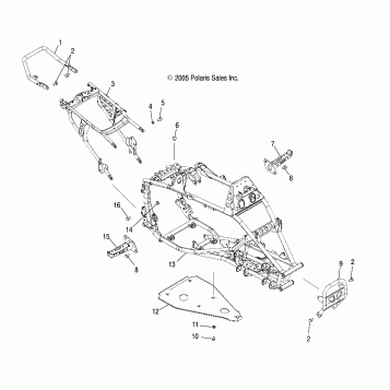 FRAME, MAIN - A06GJ50AA/AB/AC (4999201849920184A03)