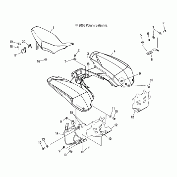 CAB, REAR and SEAT - A06GJ50AA/AB/AC (4999201849920184A04)