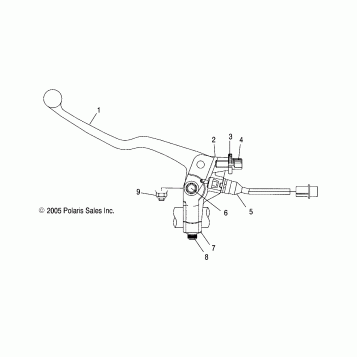 CLUTCH LEVER - A06GJ50AA/AB/AC (4999201849920184A09)