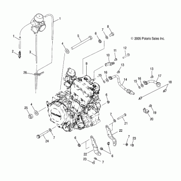 ENGINE MOUNTING - A06GJ50AA/AB/AC (4999201849920184A12)