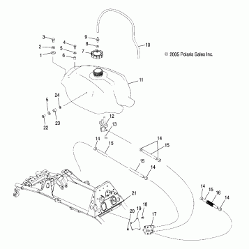 FUEL TANK - A06GJ50AA/AB/AC (4999201849920184A14)