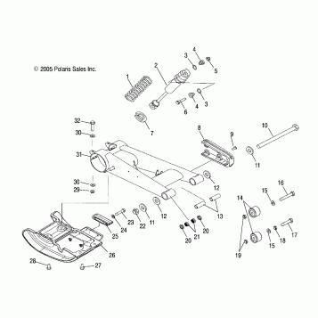 SWING ARM - A06GJ50AA/AB/AC (4999201849920184B07)