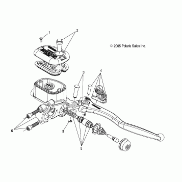 MASTER CYLINDER, FRONT BRAKE - A06GJ50AA/AB/AC (4999201849920184B11)