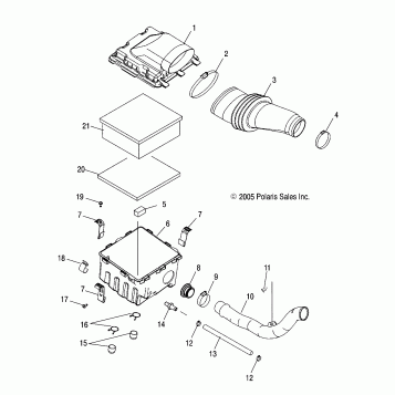 AIR INTAKE - A06GJ50AA/AB/AC (4999201849920184B12)