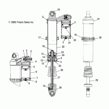 SHOCK, REAR - A06GJ50AA/AB/AC (4999201849920184C02)