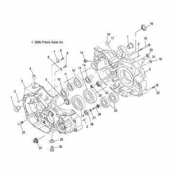 CRANKCASE - A06GJ50AA/AB/AC (4999201849920184C03)