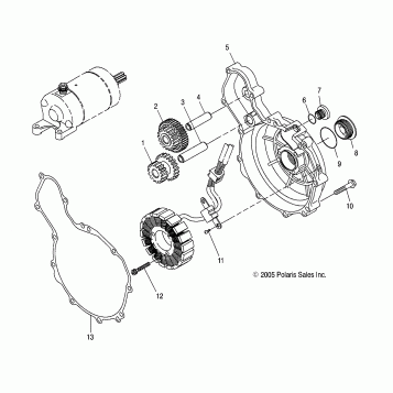 MAGNETO COVER - A06GJ50AA/AB/AC (4999201849920184C13)