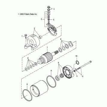 ENGINE, STARTING MOTOR - A07GJ50AA/AB/AC (4999201849920184C14)