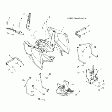 CAB, REAR - A06GP50AA (4999201899920189A04)