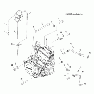 ENGINE, MOUNTING - A07GP50AA/AB (4999201899920189A13)