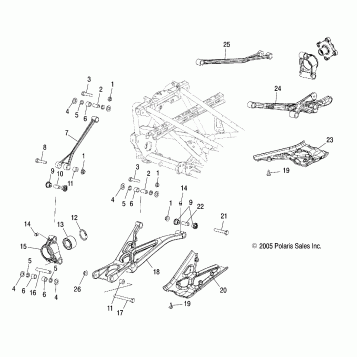 SUSPENSION, REAR - A06GP50AA (4999201899920189B08)