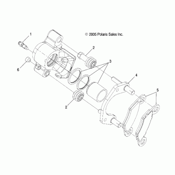CALIPER, FRONT - A07GP50AA/AB (4999201899920189B13)