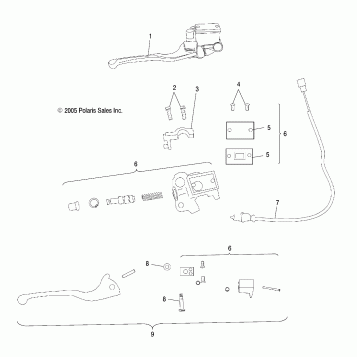 MASTER CYLINDER, BRAKE, FRONT - A07GP50AA/AB (4999201899920189C01)
