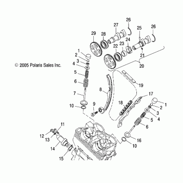 INTAKE and EXHAUST - A07GP50AA/AB (4999201899920189C09)