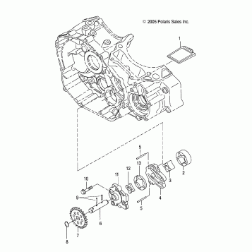 ENGINE, OIL PUMP - A07GP50AA/AB (4999201899920189C13)