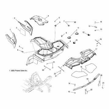 CAB, FRONT - A06LB27AA/LD27AA/AB/AC/AD (4999202079920207A05)