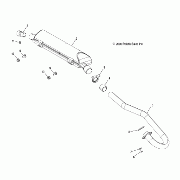 EXHAUST - A06LB27AA/LD27AA/AB/AC/AD (4999202079920207A10)