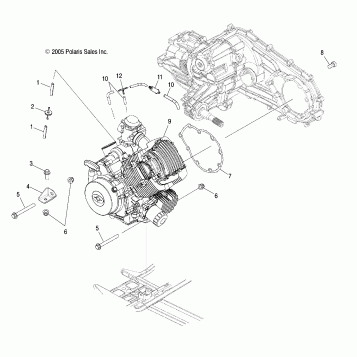 ENGINE MOUNTING - A06LB27AA/LD27AA/AB/AC/AD (4999202079920207A11)
