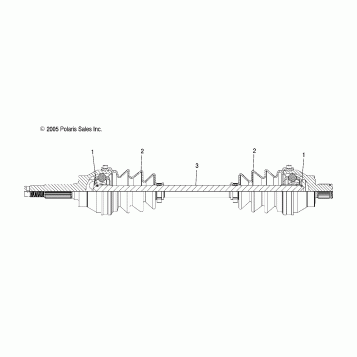 SHAFT, HALF, FRONT (4X4) - A07LH27AA/AB/AC/AD/AL (4999202079920207B06)
