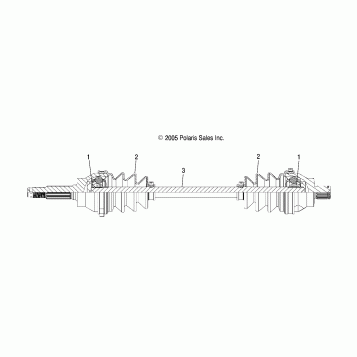 SHAFT, REAR - A07LB27AA/AC/LH27AA/AB/AC/AD/AL (4999202079920207B07)