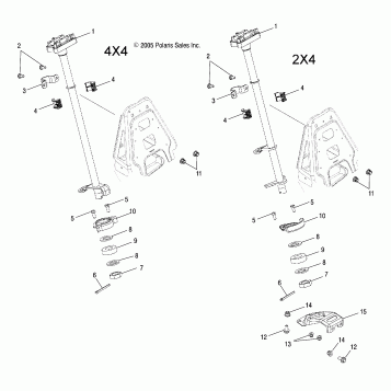 STEERING POST - A06LB27AA/LD27AA/AB/AC/AD (4999202079920207B12)