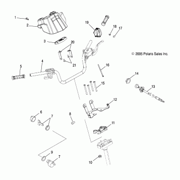 HANDLEBAR and CONTROLS - A06LB27AA/LD27AA/AB/AC/AD (4999202079920207B13)