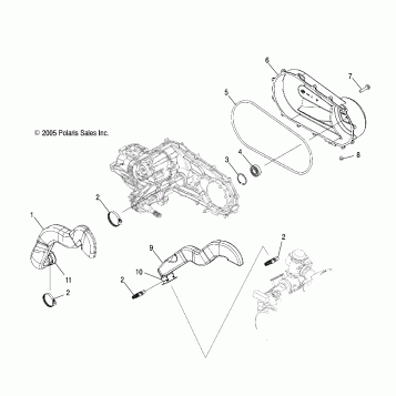 CLUTCH, COVER and DUCTING - A07LB27AA/AC/LH27AA/AB/AC/AD/AL (4999202079920207C04)