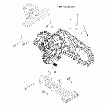 TRANSMISSION MOUNTING - A07LB27AA/AC/LH27AA/AB/AC/AD/AL (4999202079920207C10)
