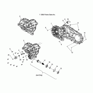 TRANSMISSION CASES - A06LB27AA/LD27AA/AB/AC/AD (4999202079920207C11)