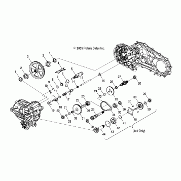 TRANSMISSION INTERNALS - A07LB27AA/AC/LH27AA/AB/AC/AD/AL (4999202079920207C12)