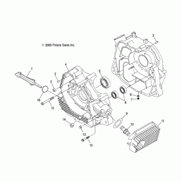 ENGINE, CRANKCASE - A07LB27AA/AC/LH27AA/AB/AC/AD/AL (4999202079920207D01)