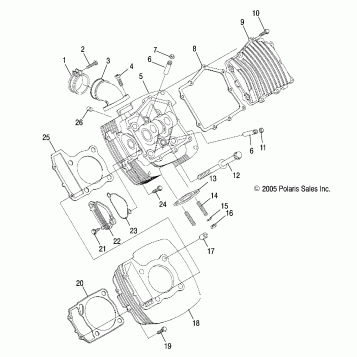 CYLINDER - A06LB27AA/LD27AA/AB/AC/AD (4999202079920207D02)