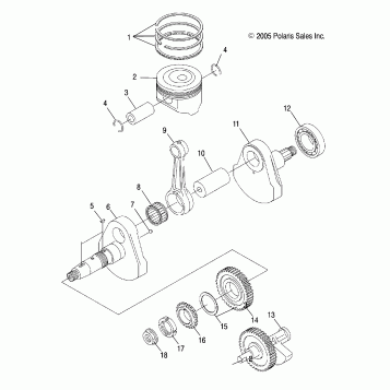 ENGINE, CRANKSHAFT and PISTON - A07LB27AA/AC/LH27AA/AB/AC/AD/AL (4999202079920207D03)