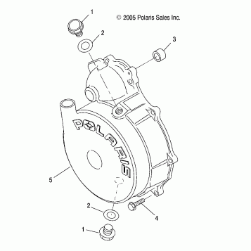 ENGINE, FLYWHEEL COVER - A09MN50AN/AX (4999202119920211D14)