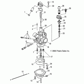 CARBURETOR - A05FA09CA/CB/CC (4999202309920230A08)
