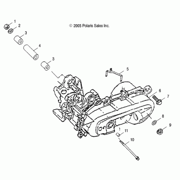 ENGINE BRACKET - A05FA09CA/CB/CC (4999202309920230B01)