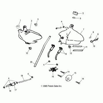 OIL TANK/FUEL TANK - A05FA09CA/CB/CC (4999202309920230B07)