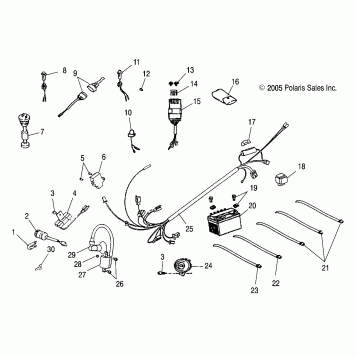 ELECTRICAL PARTS - A05FA09CA/CB/CC (4999202309920230C05)