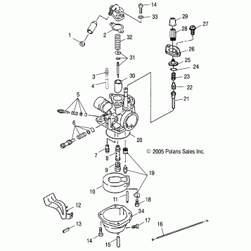CARBURETOR - A04KA05CA (4999202359920235A08)