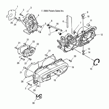 CRANKCASE - A04KA05CA (4999202359920235A10)