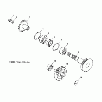 DRIVE SHAFT - A02EA05CA (4999202359920235A13)