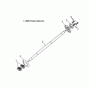 WHEELS, REAR AXLE - A14KA05AD/AF (4999202359920235B12)