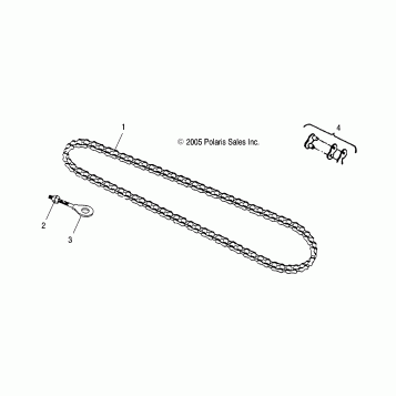 DRIVE TRAIN, CHAIN - A14KA05AD/AF (4999202359920235B13)