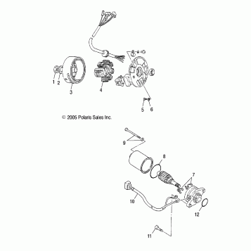 GENERATOR/STARTING MOTOR - A04KA05CA (4999202359920235C02)