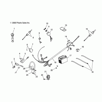 ELECTRICAL PARTS - A06KA05CA/CB/CD (4999202359920235C03)