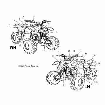 DECALS - A06KA05CA/CB/CD (4999202359920235C04)