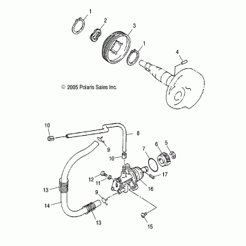 OIL PUMP ASSEMBLY - A02EA05CA (4999202399920239A06)