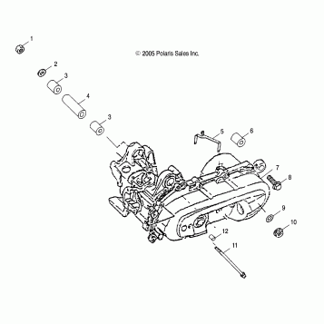 ENGINE BRACKET - A05KA09CA/CB (4999202399920239B01)