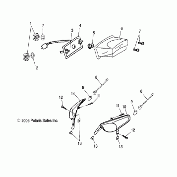 FRONT LIGHT/BRAKELIGHT - A06KA09CA/CB/CC/CD (4999202399920239C03)