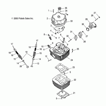 ENGINE, CYLINDER HEAD - A08PB20AB/AD (4999202449920244A03)